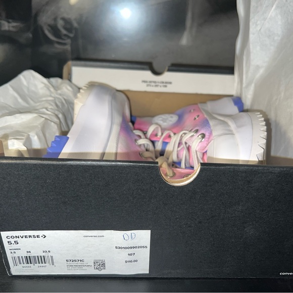 Unicorn Converse High Tops - Size 5.5 - Women’s - Picture 8 of 8